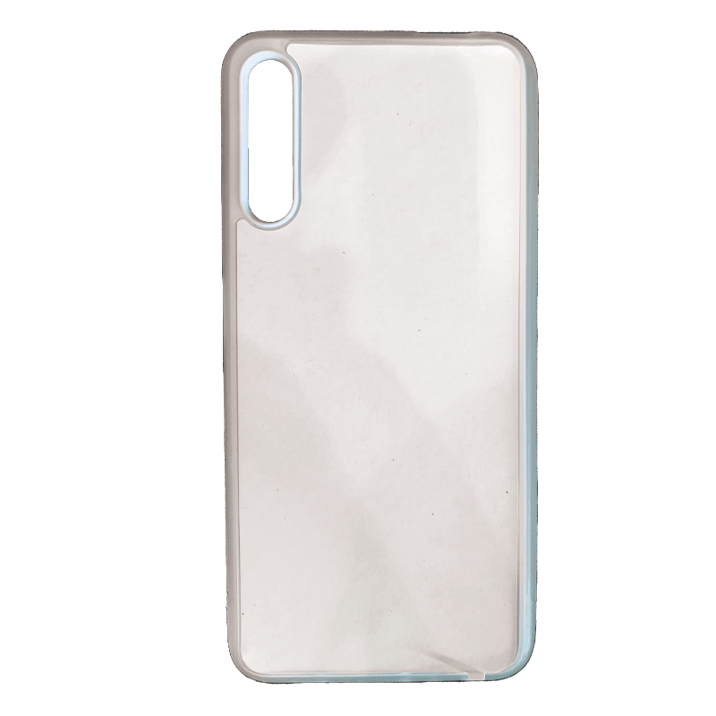 Coque sublimation 2D TPU pour Huawei Y9 Prime, Y9, Y7 Pro, Y7, Y6, Y5. La plaque arrière en aluminium dédiée à la sublimation permet la personnalisation de la coque.