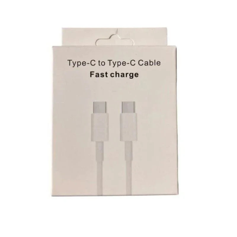 Coque-sublimation.fr Câble de chargement USB-C vers USB-C Câble de chargement USB-C vers USB-C