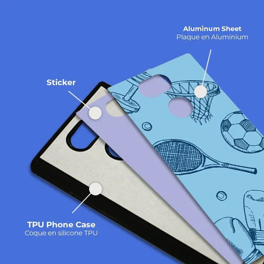 Coque-sublimation.fr Coque Sublimable Coque Sublimation Sony Xperia L - Contour noir Coque Sublimation Sony Xperia L - Contour noir