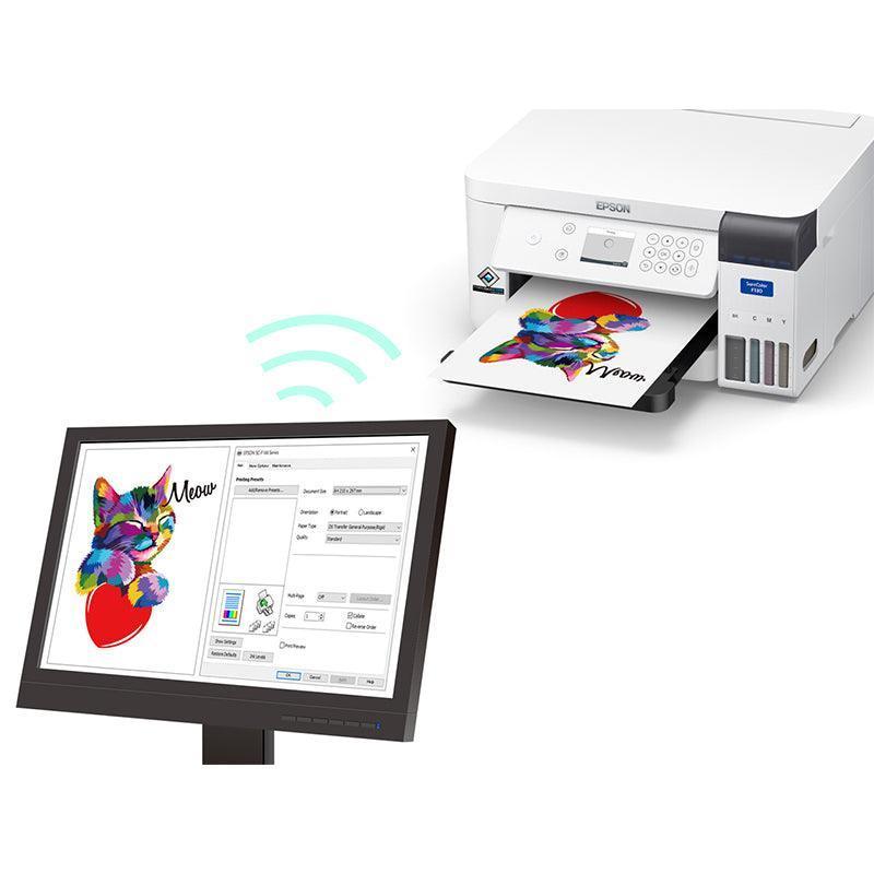 EPSON Imprimante Epson imprimante à sublimation SC-F100 + 1 Jeu d'encre Epson imprimante à sublimation SC-F100 + 1 Jeu d'encre