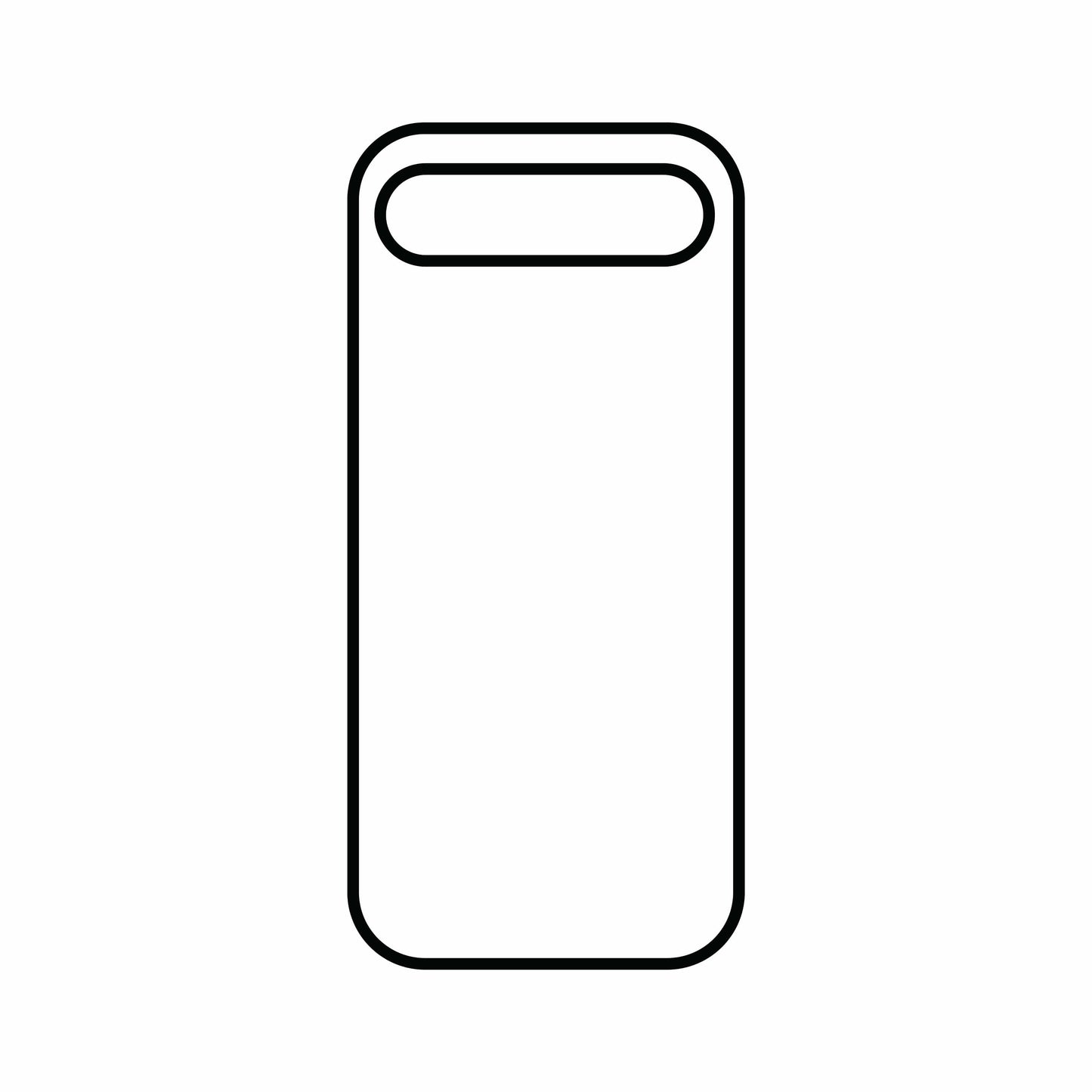 Apple Sublimation Case - Black Outline