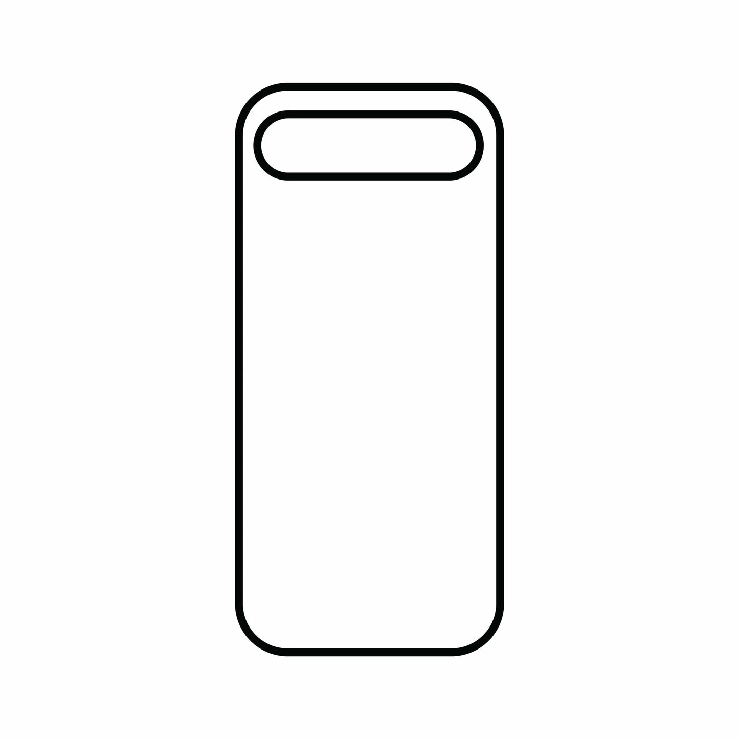 Калъф за сублимиране съвместим с Apple MagSafe - Черен кант