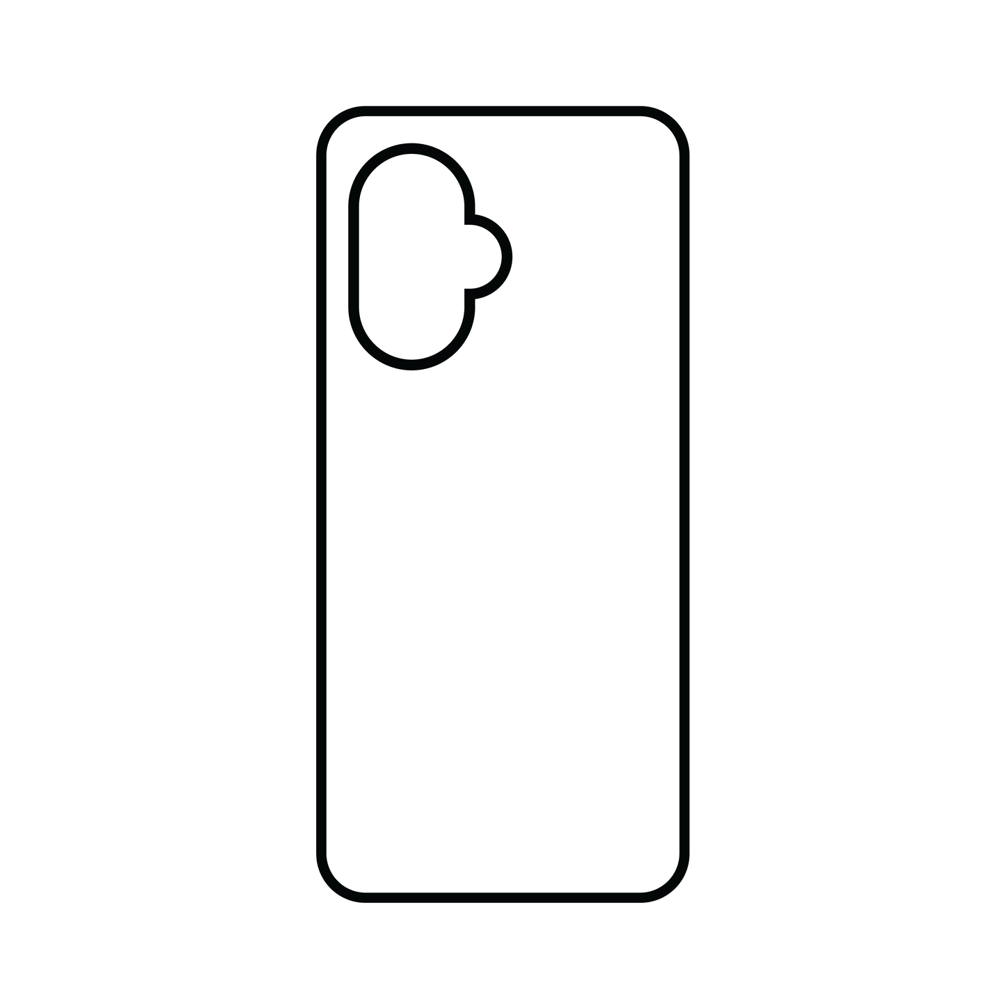 Coque-sublimation.fr Coque Sublimable One Plus Nord CE 3 Lite 5G / Noir Coque Sublimation One Plus Coque Sublimation pour One Plus