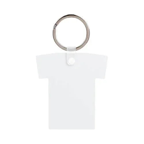 Coque sublimation Porte-Clé T-shirt (3mm d'épaisseur) / Recto Porte-clés en plastique vierge à sublimation Porte-clés en plastique vierge à sublimation