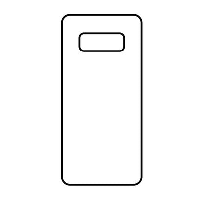 Coque Sublimation Samsung Galaxy Note - Contour noir