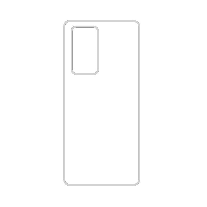 Coque sublimation 2D TPU pour Oppo Reno 6 5G, 6 Pro, Z. La plaque arrière en aluminium dédiée à la sublimation permet la personnalisation de la coque.