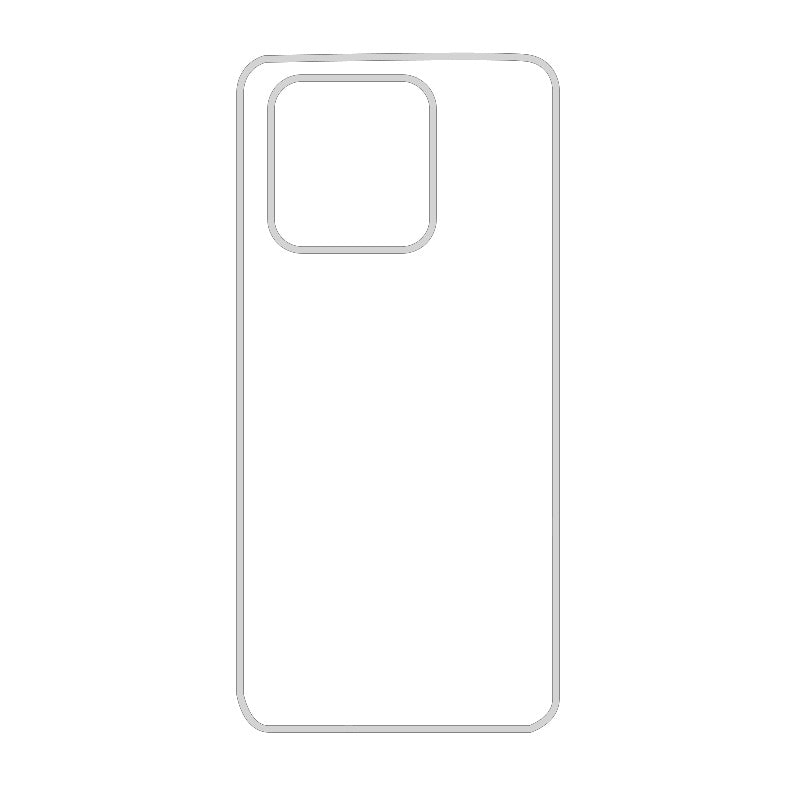 Xiaomi Redmi Sublimation Case - Clear Outline