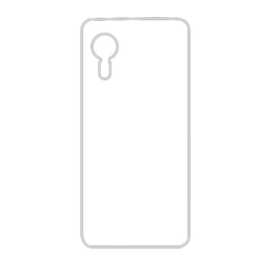 Coque sublimation 2D TPU pour Samsung Galaxy Xcover 5. La plaque arrière en aluminium dédiée à la sublimation permet la personnalisation de la coque.