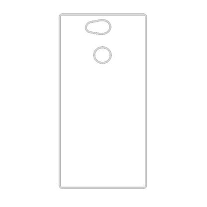 Coque sublimation 2D TPU pour Sony XPeria L3, L2. La plaque arrière en aluminium dédiée à la sublimation permet la personnalisation de la coque.