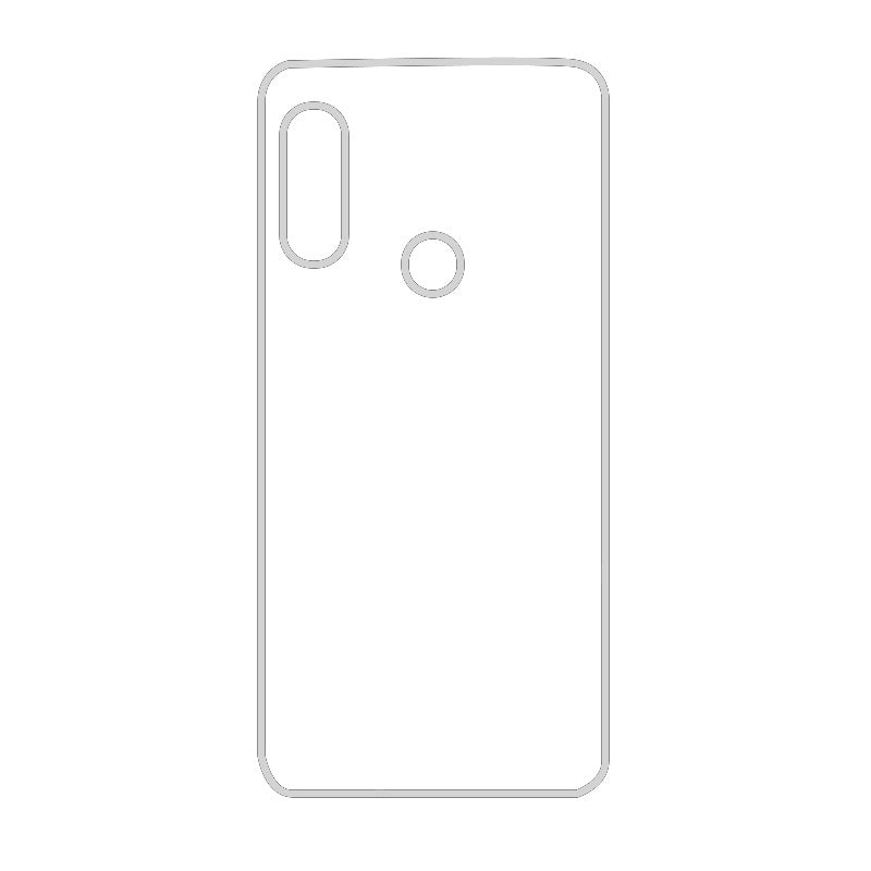 Xiaomi Redmi Note Sublimation Case - Clear Outline