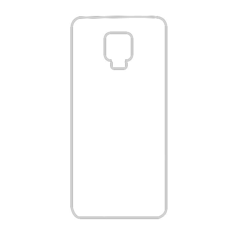 Funda de sublimación de Xiaomi Redmi Note - Contorno claro