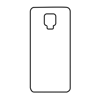 Xiaomi Redmi Note Sublimation Case - Black Outline