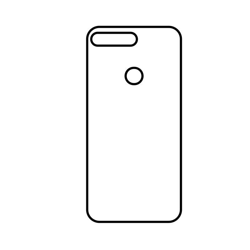 Coque sublimation 2D TPU pour Huawei Y9 Prime, Y9 Y7 Pro, Y7, Y6, Y5. La plaque arrière en aluminium dédiée à la sublimation permet la personnalisation de la coque.