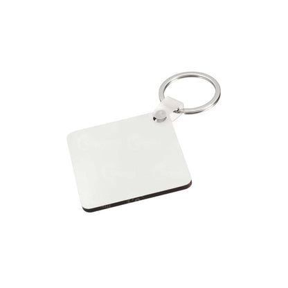 Double-sided printable sublimation blank wooden keychain