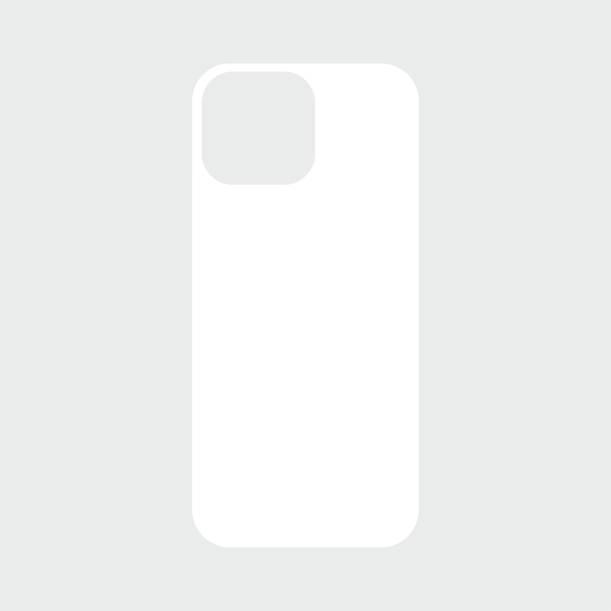 Coque à contours blancs pour iPhone 17