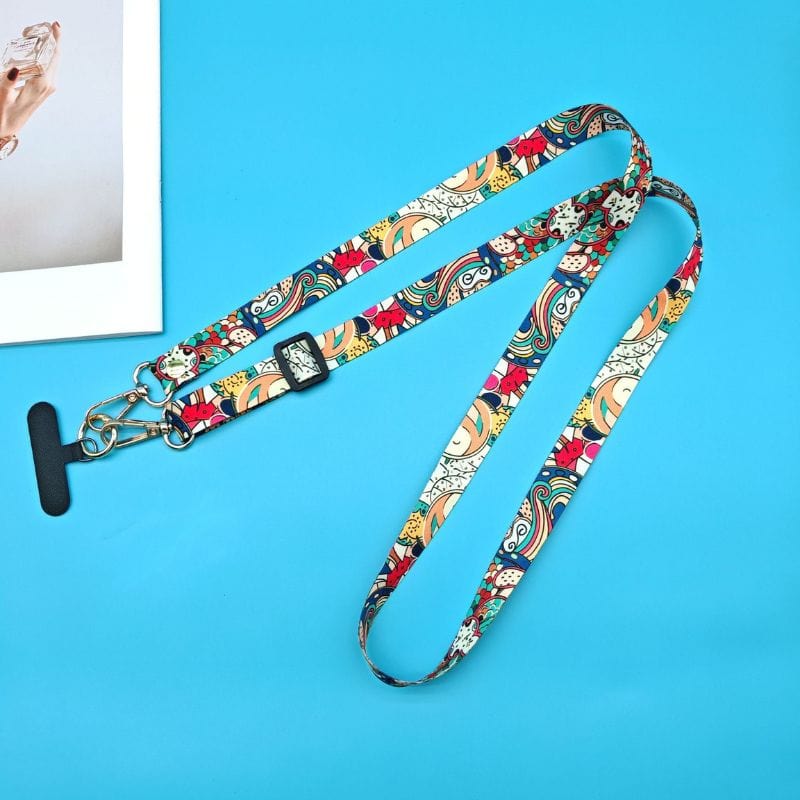 Cordon universel pour portable avec des motifs style comics