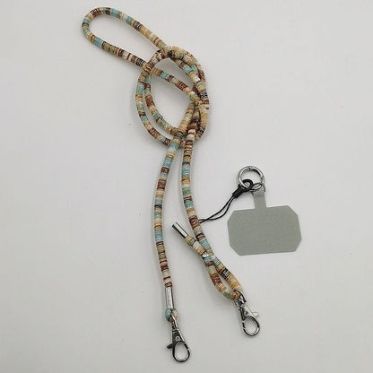 Cordons dans les tons marron style collier