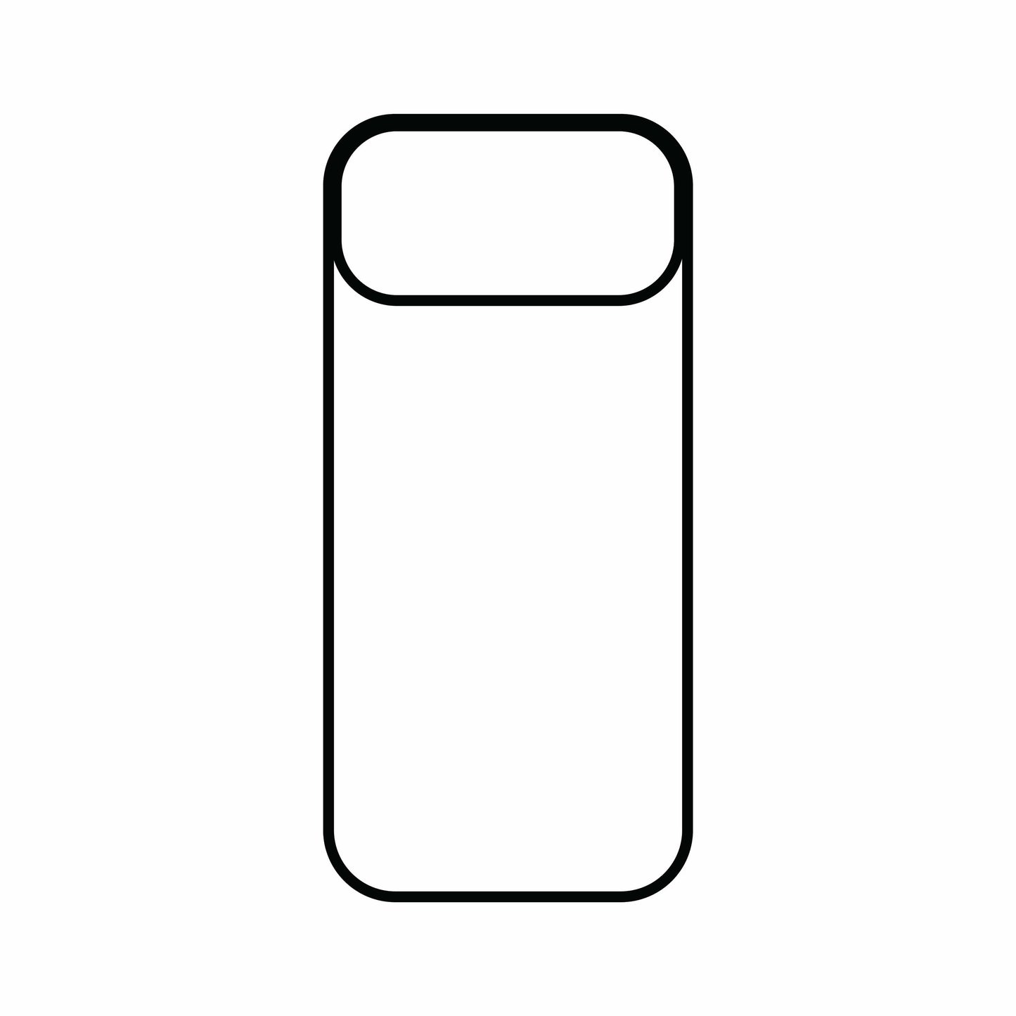 Apple Sublimation Case - Black Outline