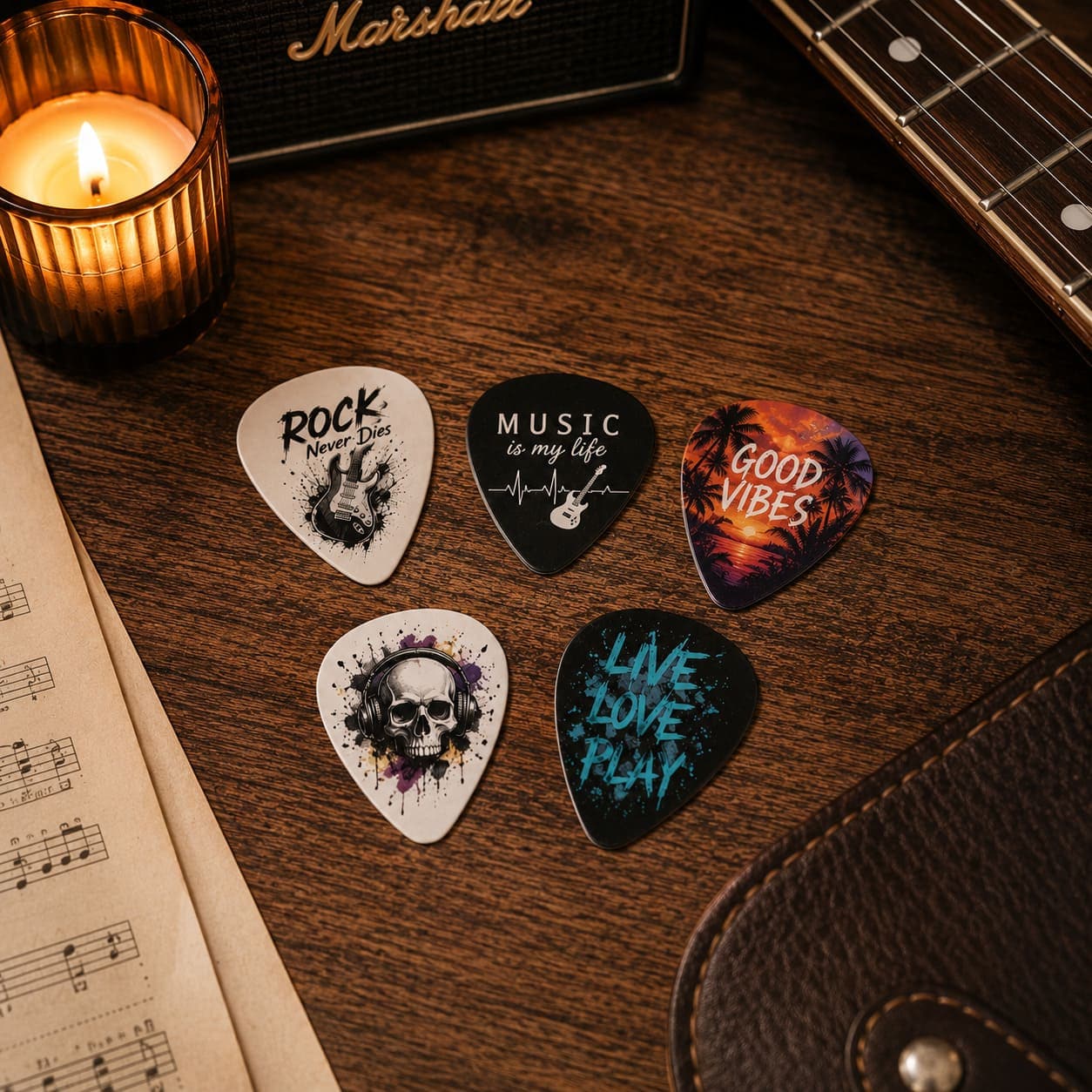 Coque sublimation Médiator guitare pour sublimation Médiator pour guitare à personnaliser en sublimation