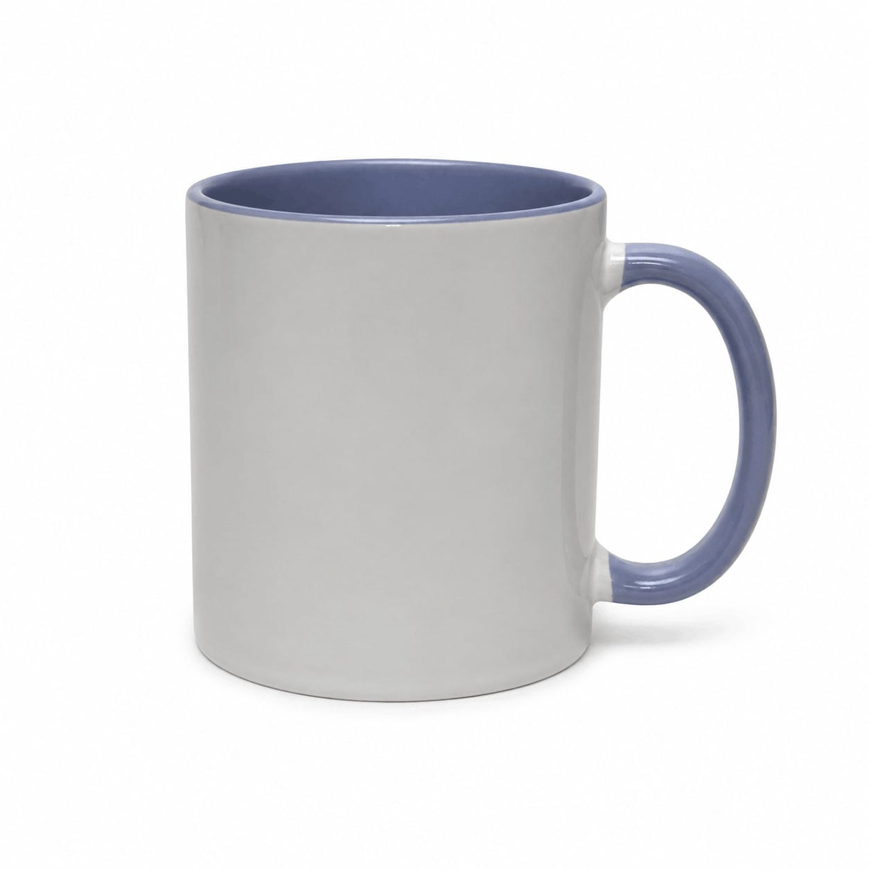 Coque sublimation Mug Violet Mug bicolores en céramique Mug sublimation bicolores avce boîte de transport