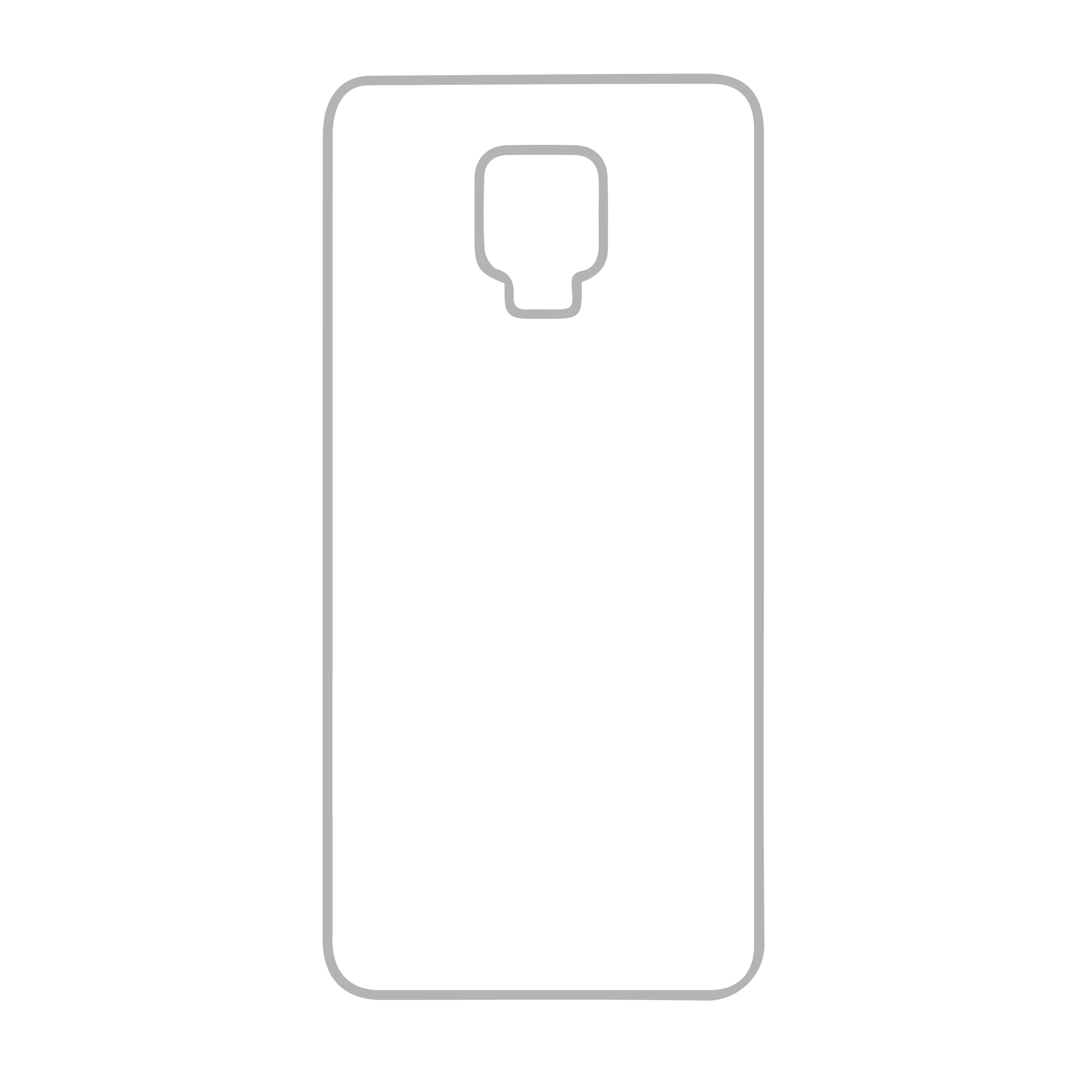 Coque sublimation 2D TPU pour Xiaomi Redmi Note 9S. La plaque arrière en aluminium dédiée à la sublimation permet la personnalisation de la coque.