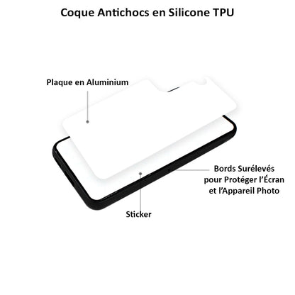 Coque Sublimation Samsung Galaxy A - Contour transparent