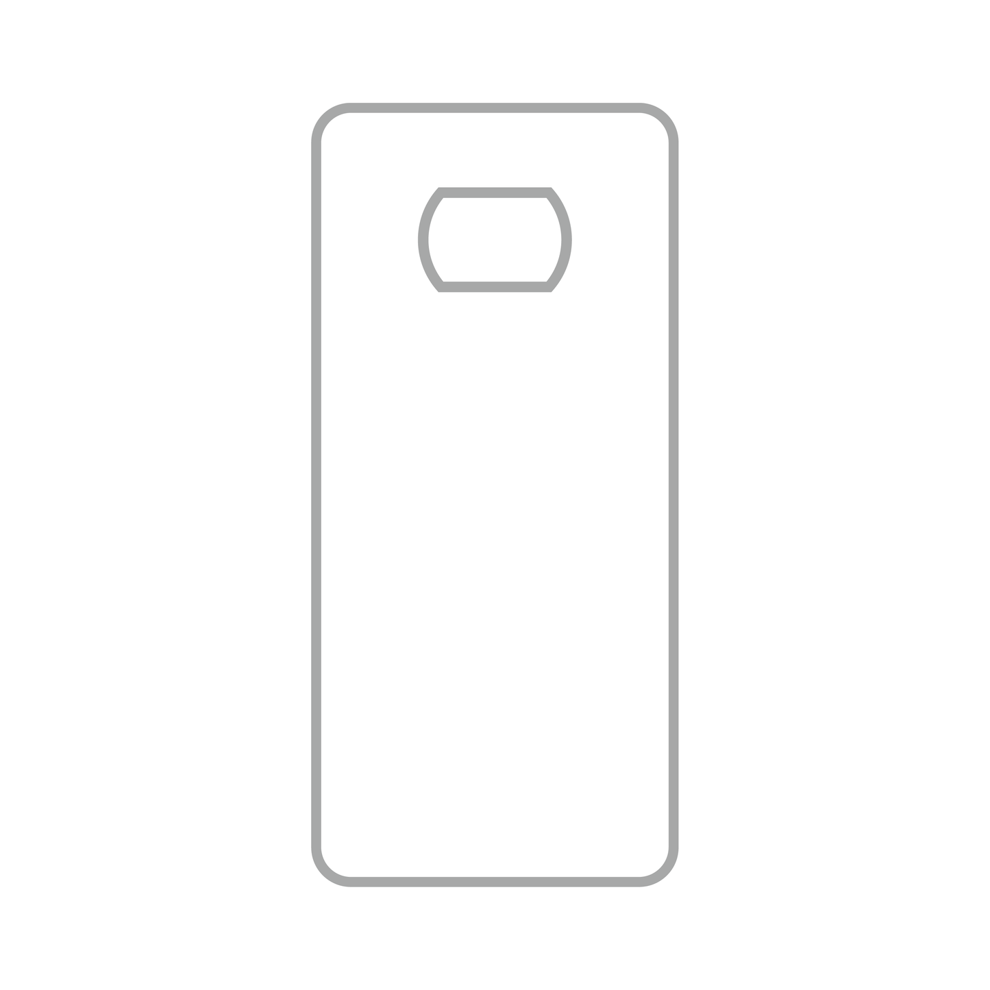 Coque sublimation 2D TPU pour X3. La plaque arrière en aluminium dédiée à la sublimation permet la personnalisation de la coque.